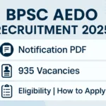 BPSC AEDO Recruitment 2025