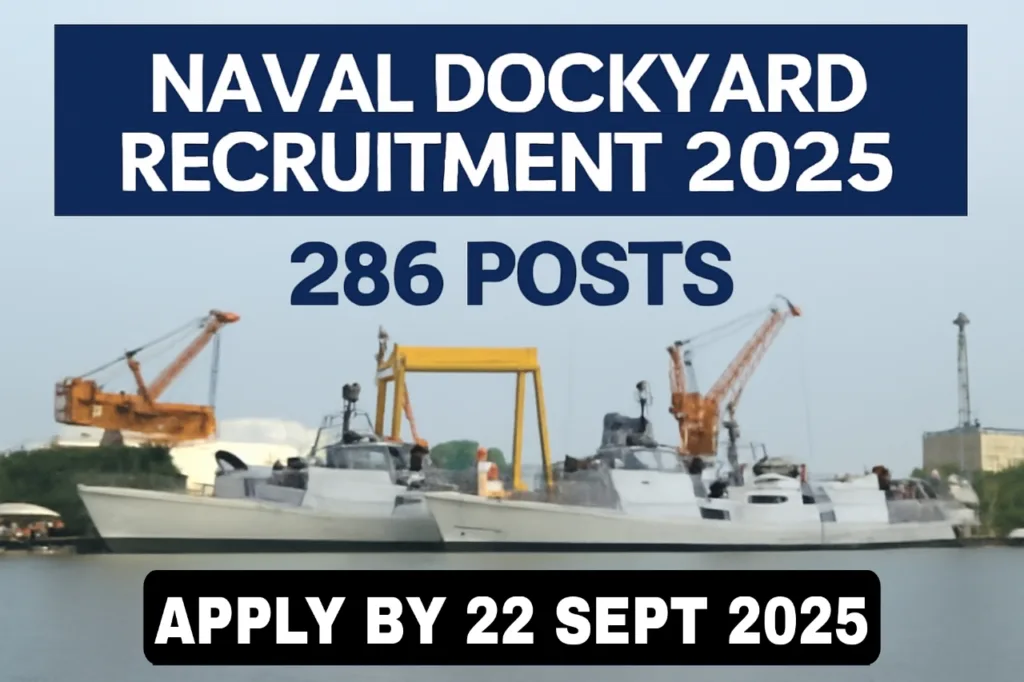Naval Dockyard Recruitment 2025