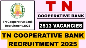 TN Cooperative Bank Recruitment 2025